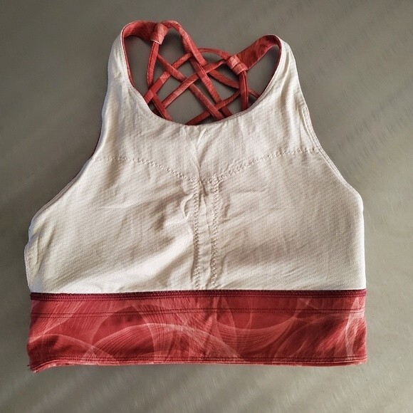 Lululemon Free to Be High-Neck Long-Line Bra Light Support Mulled Wine sz 6 - Picture 5 of 9